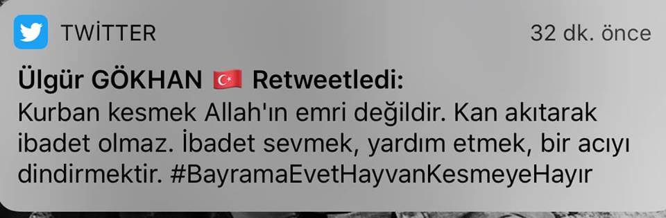 ÜLGÜR GÖKHAN ''Kurban Kesmek Allah'ın Emri Değildir'' dedi ve... 2 kurban..