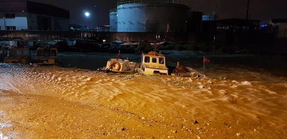 Kepez Çayı Taştı Tekneler Battı.. Hasar Büyük.! SON.DAKİKA 8 AKK2