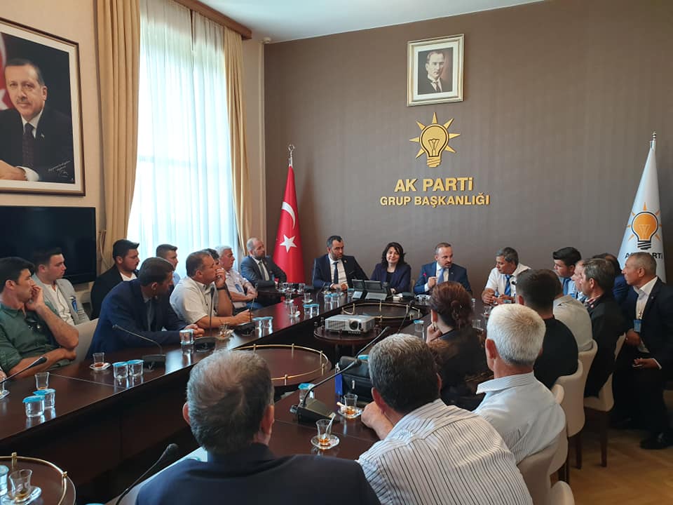 Bülent Turan Çanakkale Merkez Muhtarlarını TBMM'de Misafir Etti 3 bü2