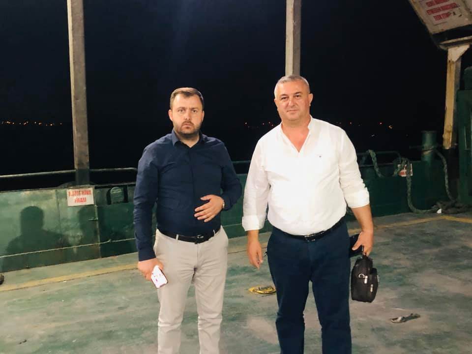 AK Partili Belediye Başkanları Ekipleri İle Birlikte Bozcaada'daki Yangına Koştular.! 2 b1