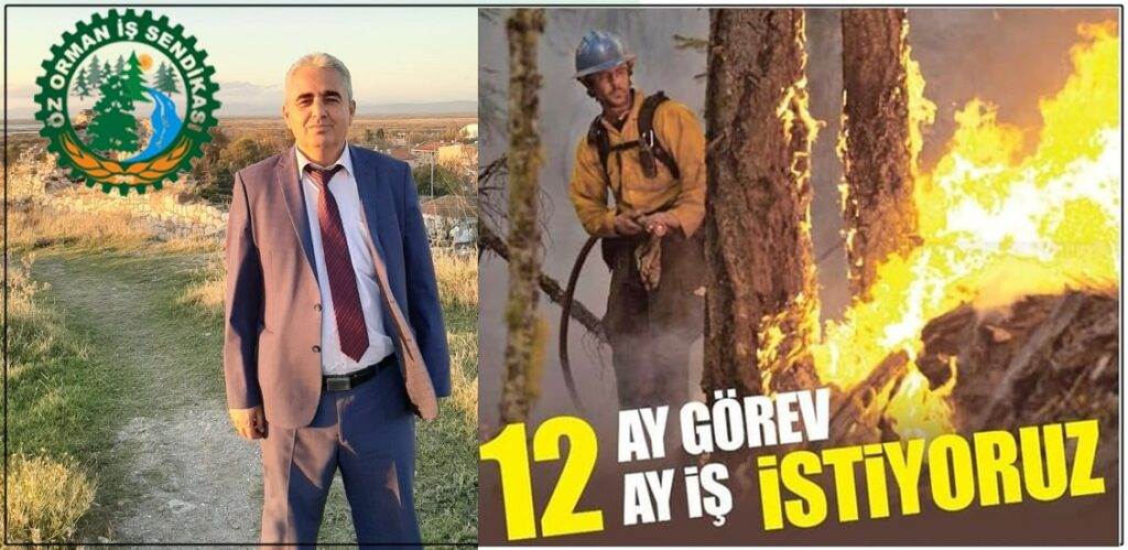 ÖZ ORMAN-İŞ ÇANAKKALE BÖLGE BAŞKANI HİKMET BENLİ'DEN ANLAMLI TALEP 6 zhii 1
