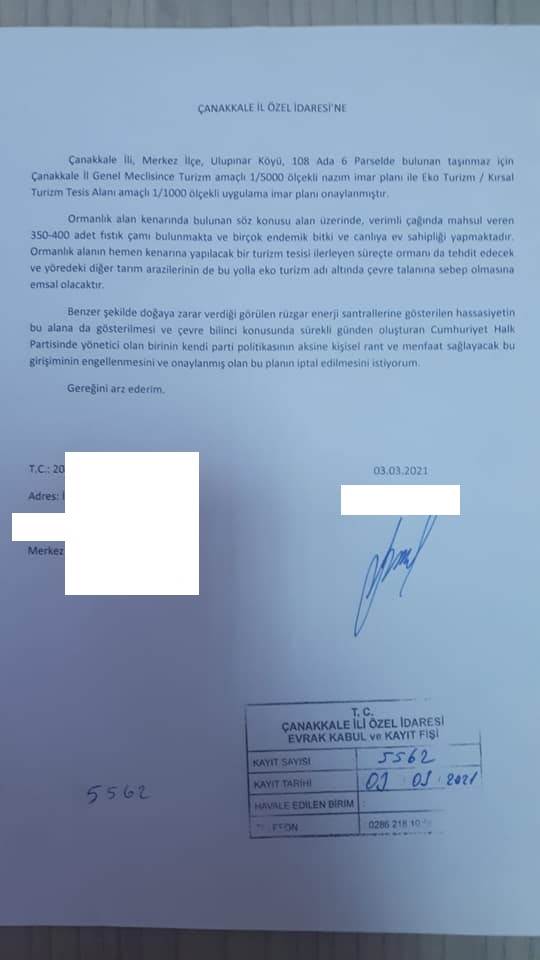 MUHARREM ERKEK'TEN EKO TURİZM ADI ALTINDA AĞAÇ KATLİAMI/ VİDEO HABER 5 z4