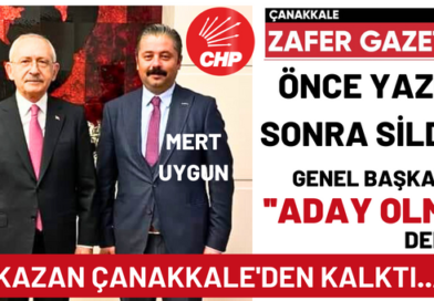 CHP’li Belediye Başkanı Mert Uygun’dan Skandal Paylaşım.!