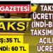 Çanakkale’de Taksi Ücretlerine de Zam Geldi.!