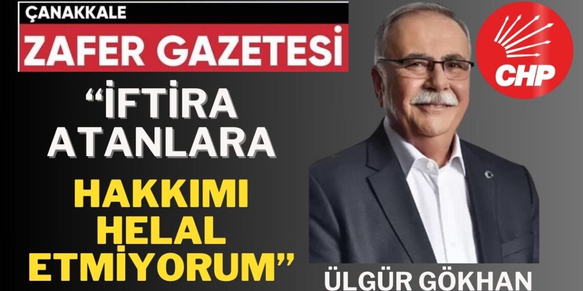 Ülgür Gökhan ”Ben canımın derdindeyim, Onlar ise iftara atma peşinde..”