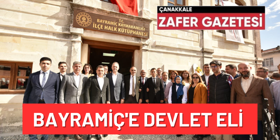 Yazgı “Bayramiç Gibi Kültür Mirasında Önde Olan Bir İlçe Böyle Kütüphaneyi Hak Ediyordu”