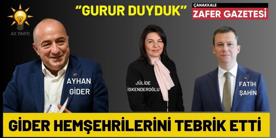 Ayhan Gider “Listelerde Çanakkale’yi Görmekten Mutlu Olduk”