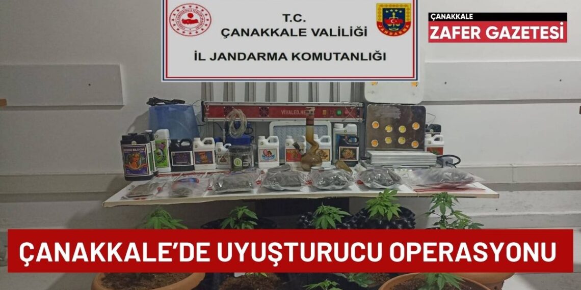 Çanakkale’de Uyuşturucuya Geçit Yok. Operasyonlar  Hız Kesmiyor.