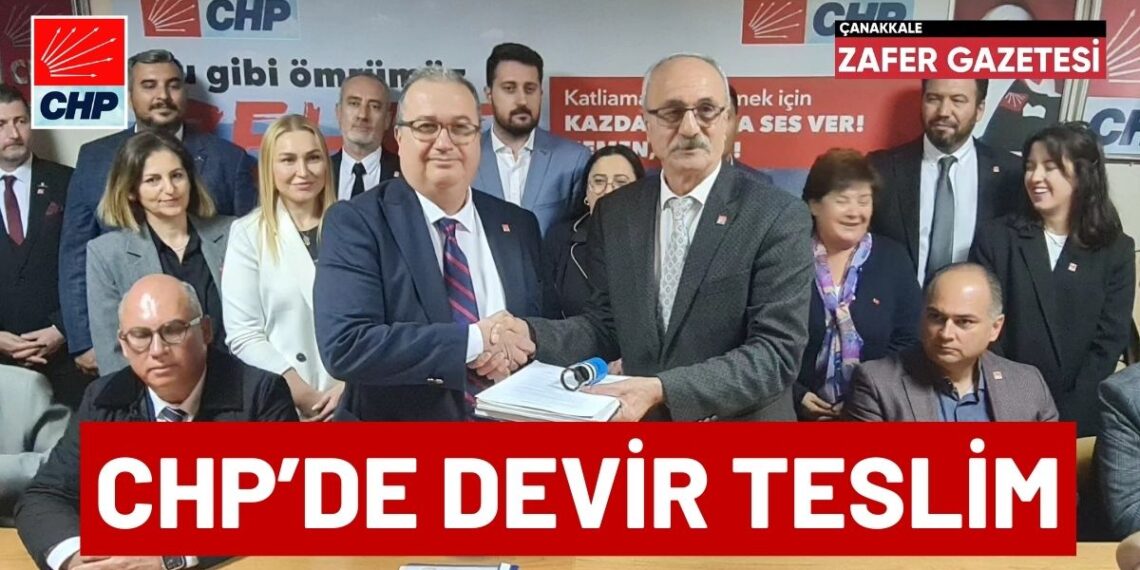 Chp İl Başkanlığında Devir Teslim