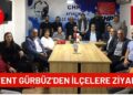 CHP’li Levent GÜRBÜZ İlçe Ziyaretlerini Tamamladı