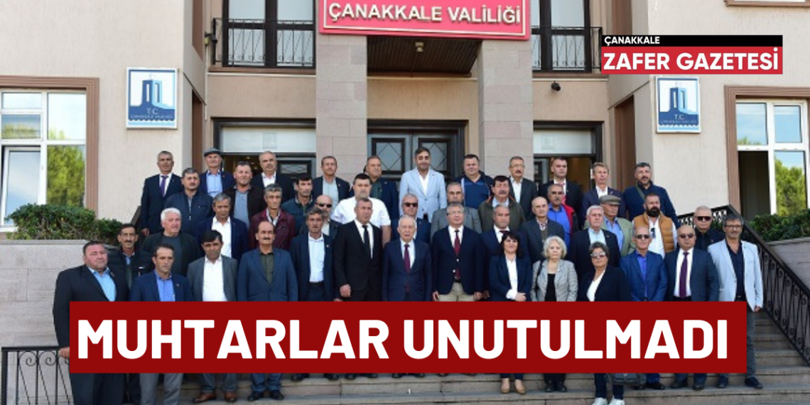 Muhtarlar Günü Nedeniyle Tören Düzenlendi