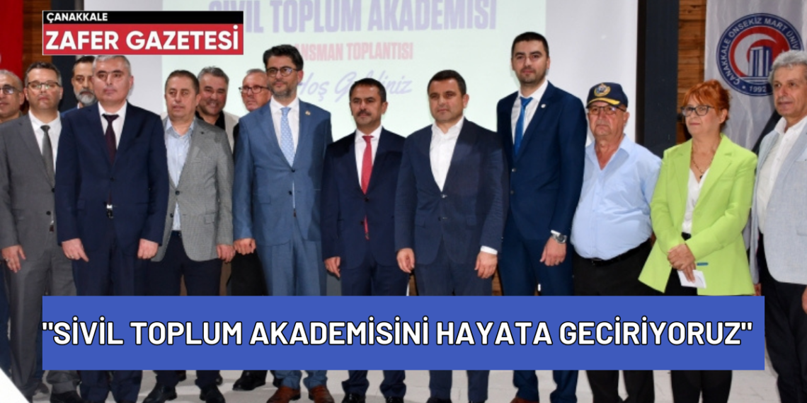 Çanakkale Onsekiz Mart Üniversitesi (ÇOMÜ) Sivil Toplum Akademisi Lansmanı Gerçekleşti 1 Çanakkale Onsekiz Mart Üniversitesi (ÇOMÜ) Sivil Toplum Akademisi Lansmanı Gerçekleşti