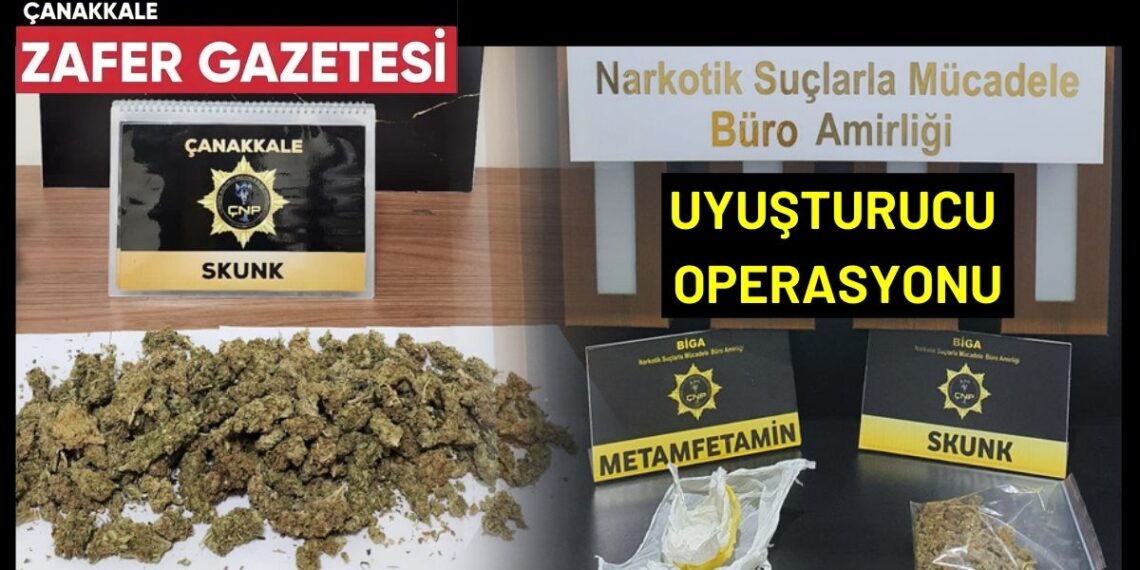 Çanakkale Emniyeti Uyuşturucu İle Mücadelede Hız Kesmiyor.!