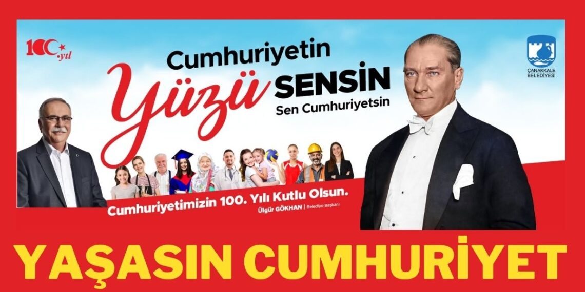 Çanakkale Belediye Başkanı Ülgür Gökhan’ın 29 Ekim Cumhuriyet Bayramı Kutlama Mesajı