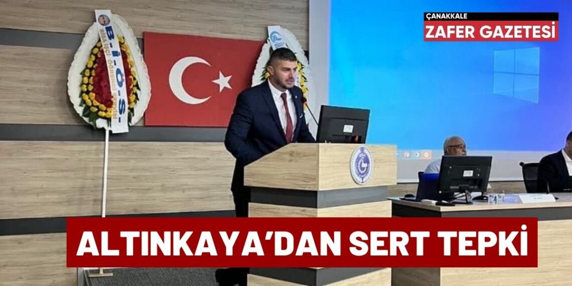 MHP Biga İlçe Başkanı Salih ALTINKAYA’dan Sert Tepki