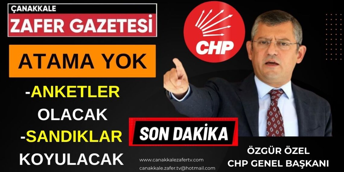 Özgür Özel’den yerel seçime ilişkin çarpıcı açıklamalar: Garanti belediye diye…