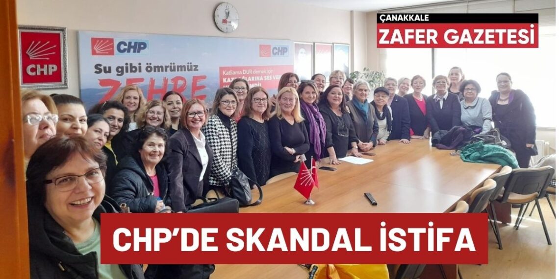 CHP İl Kadın Kolları Başkanı Sibel Erol İstifa Etti.