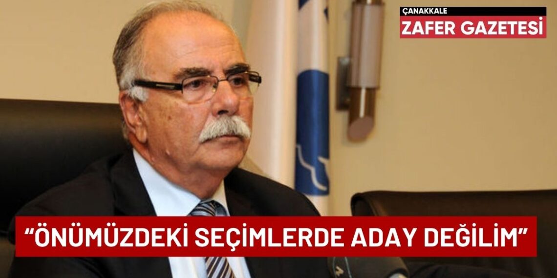 Çanakkale Belediye Başkanı Ülgür Gökhan; “İrfan MUTLUAY’ı Destekleyeceğim”