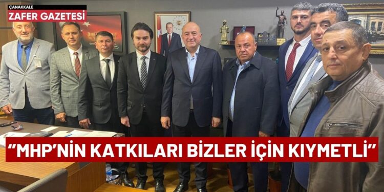 MHP Çanakkale Teşkilatından, AK Parti Milletvekili Ayhan GİDER'e Ziyaret.. 1 ‘MHPNIN KATKILARI BIZLER ICIN KIYMETLI