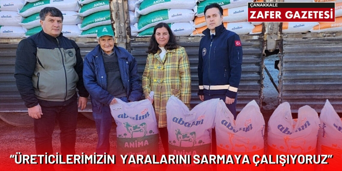 Yangın’dan Etkilenen Üreticilere Yem Desteği