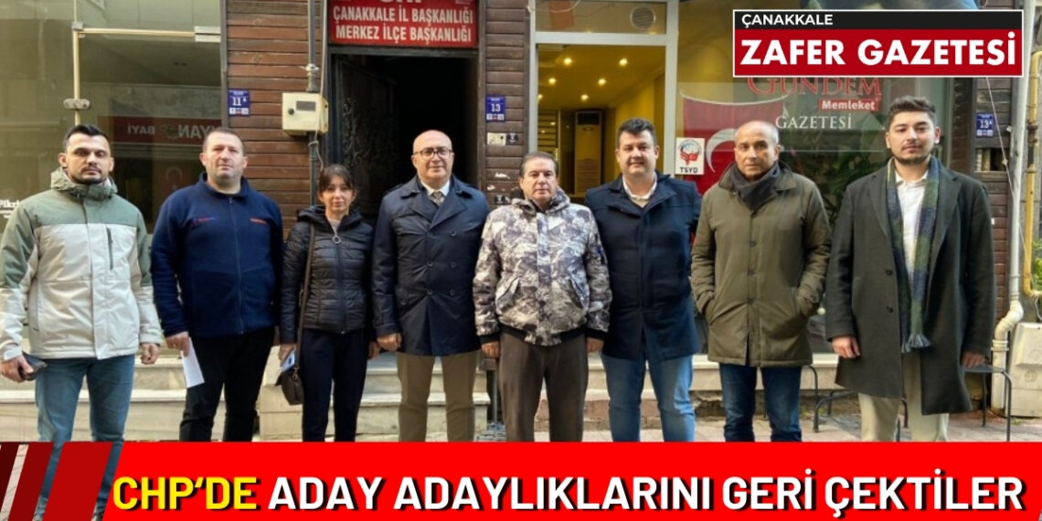 Belediye Meclis Üyeliği Aday Adaylık Başvurularını Geri Çektiler