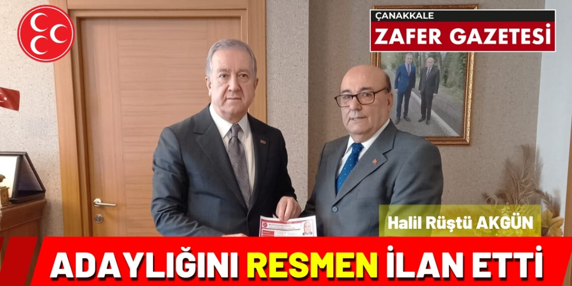 Mhp’li Halil Rüştü Akgün’den Gökçeada Kamuoyuna