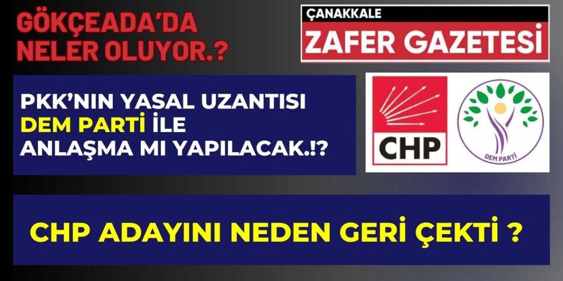 Gökçeada CHP’de Neler Oluyor.? Bülent Ecevit ismi kimi rahatsız etti.?