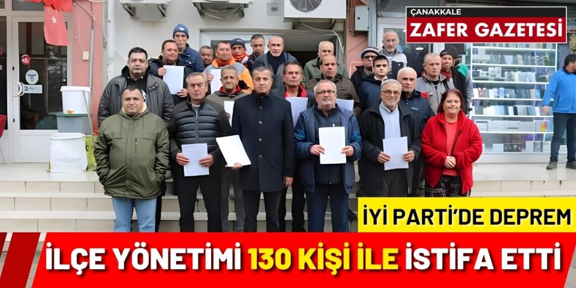 Bayramiç Teşkilatı İlçe Başkanı Ve Yönetimi İle 130 Kişi İstifa Etti..