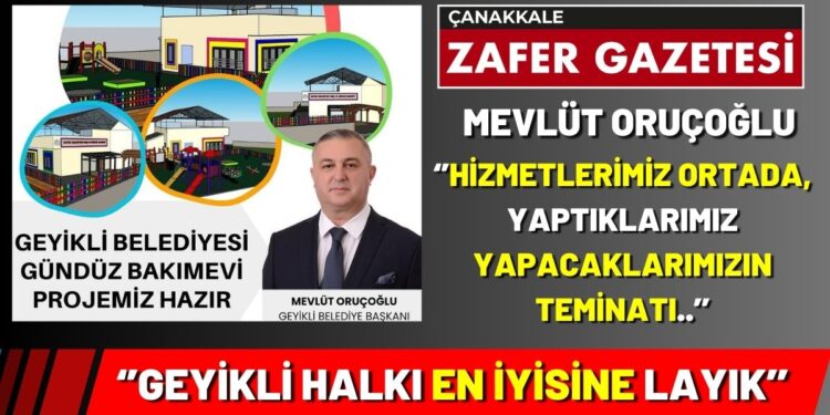 GEYİKLİ'DE BİR YENİ HİZMET DAHA HAYATA GEÇİRİLİYOR. 1 MEVLUT