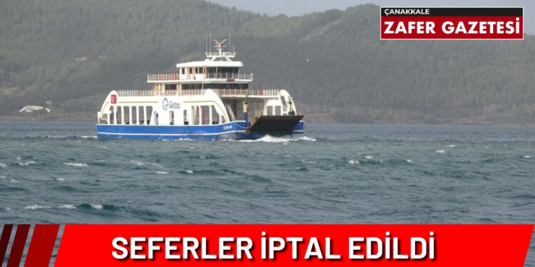 Gökçeada Feribot Seferleri İptal Edildi 1 SEFERLER IPTAL EDILDI