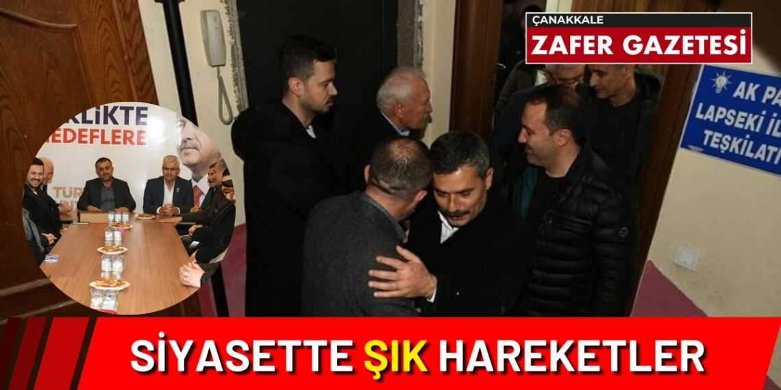 Lapseki CHP Heyeti AK Parti İlçe Başkanlığını Ziyaret Etti..
