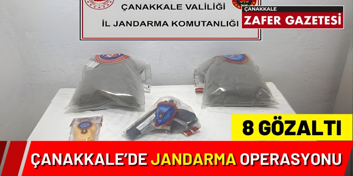 Çanakkale İl Jandarma Komutanlığın’dan Zehir Tacirlerine Büyük Darbe..