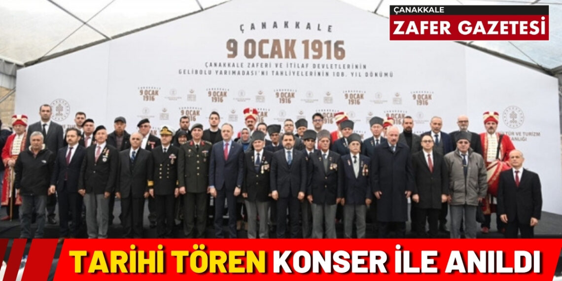 Çanakkale Kurtuluşu’nun 108. Yıldönümün de Şehitlerimiz Anıldı..