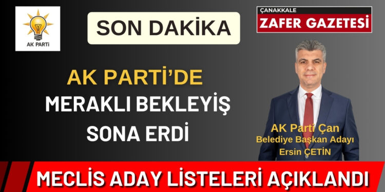 AK Parti Can Belediye Baskan Adayi