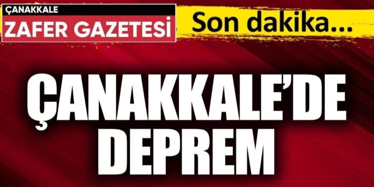 Çanakkale'nin Biga ilçesinde 4.6 büyüklüğünde deprem meydana geldi. 1 Good 11