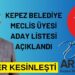 CHP’NİN KEPEZ BELEDİYE MECLİS ÜYELİĞİ ADAY LİSTESİ AÇIKLANDI