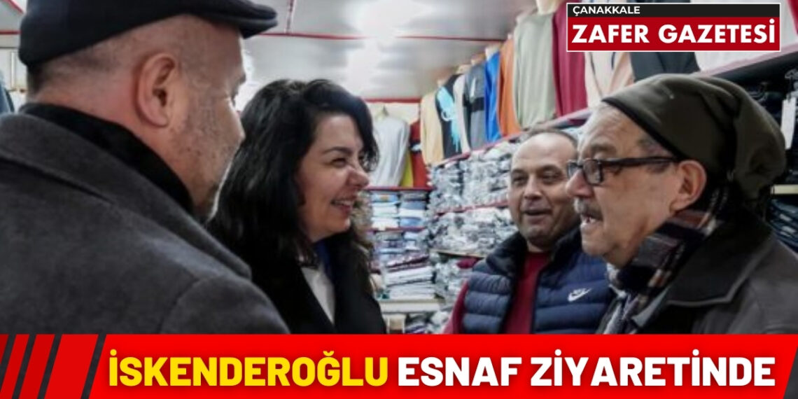 Jülide İSKENDEROĞLU Esnaflarla Görüşmeye Devam Ediyor.