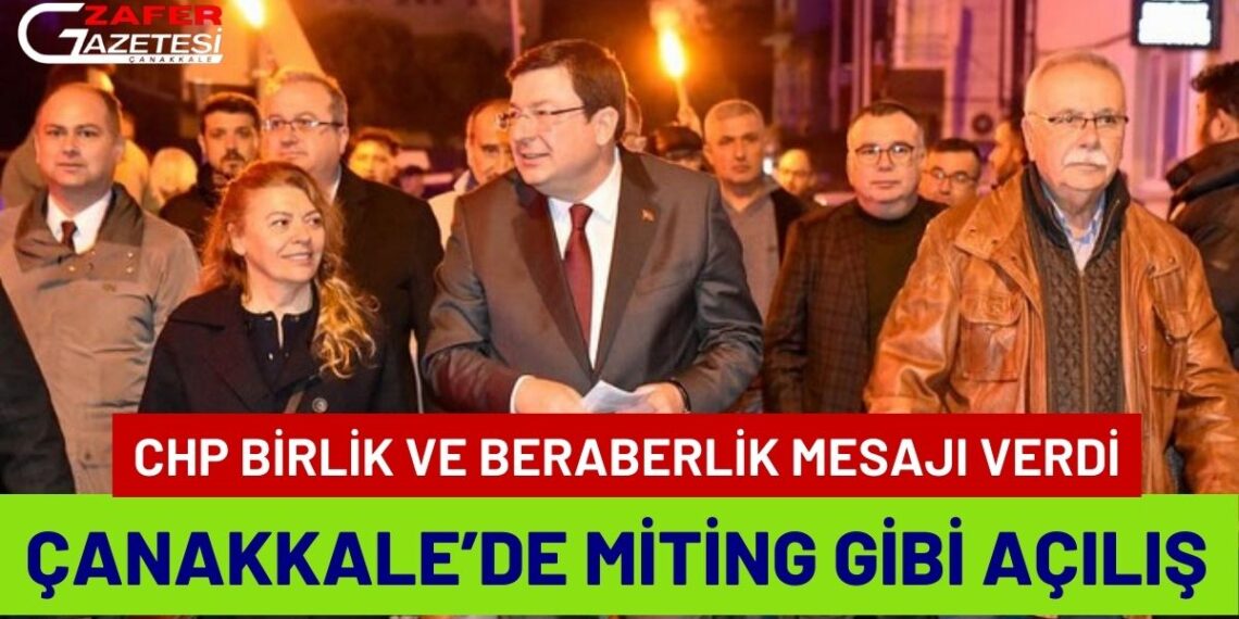 CHP Başkan Adayları Çanakkale’den Birlik ve Beraberlik Mesajı Verdiler