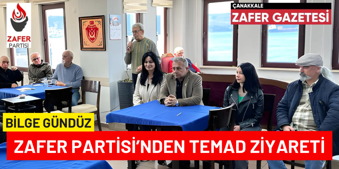 Zafer Partisi Çanakkale İl Teşkilatı Emekli Astsubayları Ziyaret Etti.