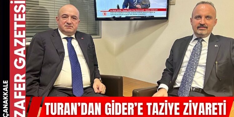 İçişleri Bakan Yardımcısı Bülent TURAN'DAN, AK Parti Çanakkale Milletvekili Ayhan GİDER'E Taziye Ziyareti. 1 8ae89ca6 f1bc 441f 8405 b3404c447d16