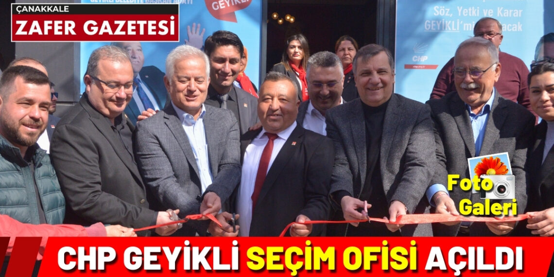 CHP’li Başkan Adayı Recai YİĞİT ”İşimiz Gücümüz Geyikli”