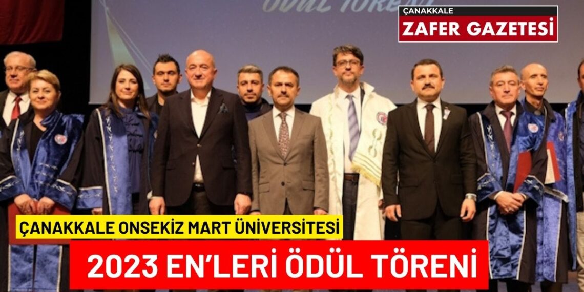 ÇOMÜ 2023 En’leri Ödül Töreni İÇDAŞ  Kongre Merkezinde Gerçekleştirildi..