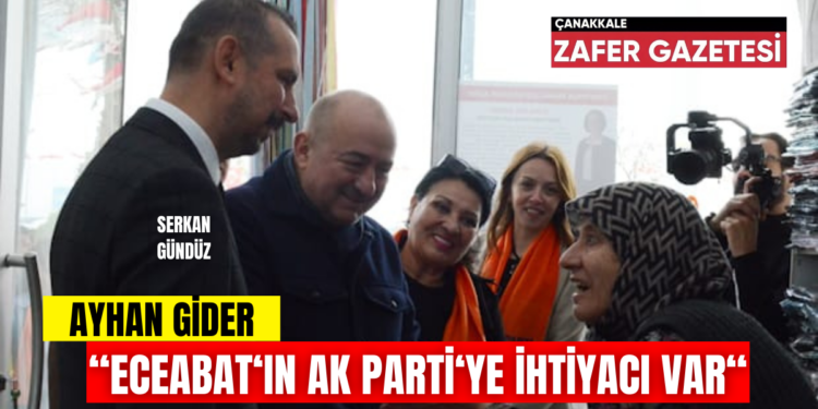 AK Parti Milletvekili Ayhan GİDER Eceabat’ta Saha Çalışmalarına Katıldı. 1 SERKAN GUNDUZ 1