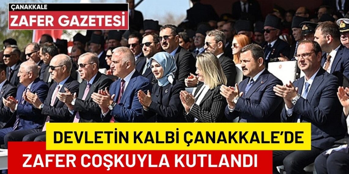 Çanakkale Şehitler Abidesinde Zafer Coşkuyla Kutlandı