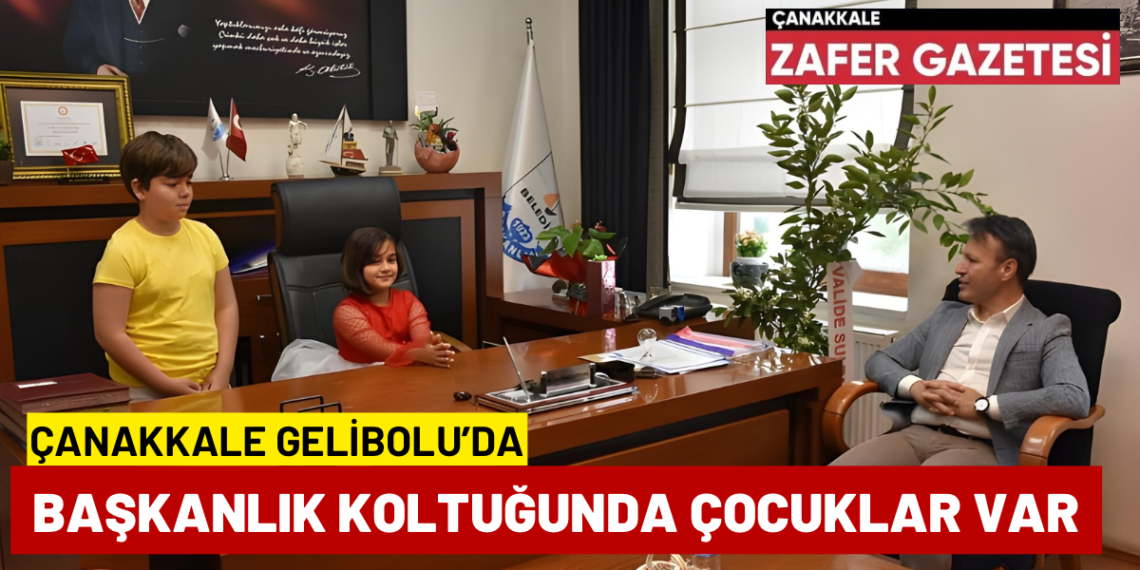 Ali Kamil Soyuak Başkanlık Koltuğunu Çocuklara Devretti.