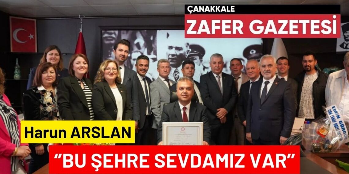 Harun ARSLAN Ve Chp’li Meclis Üyeleri Mazbatalarını Aldılar..