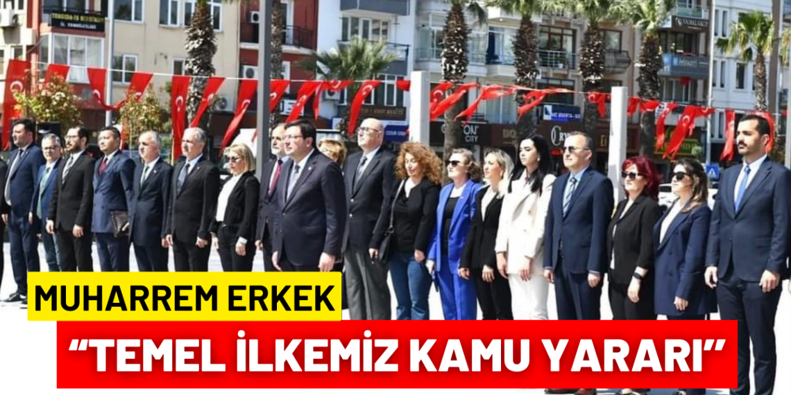 Yeni Dönem Belediye Meclis Toplantısı Atatürk Anıtına Çelenk Sunumuyla Başladı.
