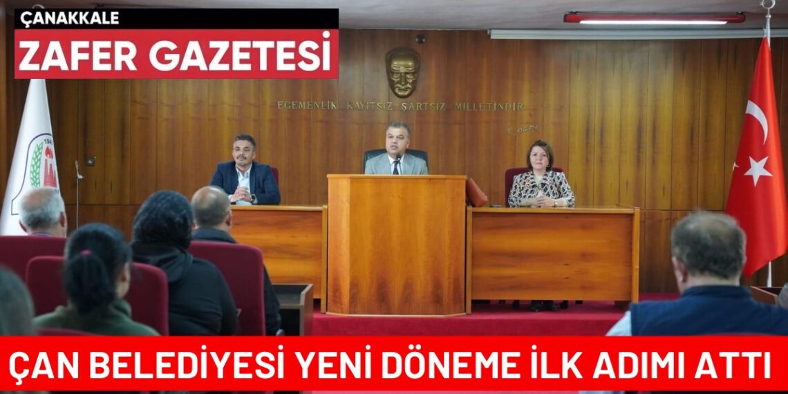Çan Belediyesi Yerel Seçimlerin Ardından İlk Toplantısını Gerçekleştirdi..