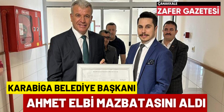 Karabiga’da Ahmet ELBİ Dönemi Devam Ediyor. 1 KARABIGA BELEDIYE BASKANI