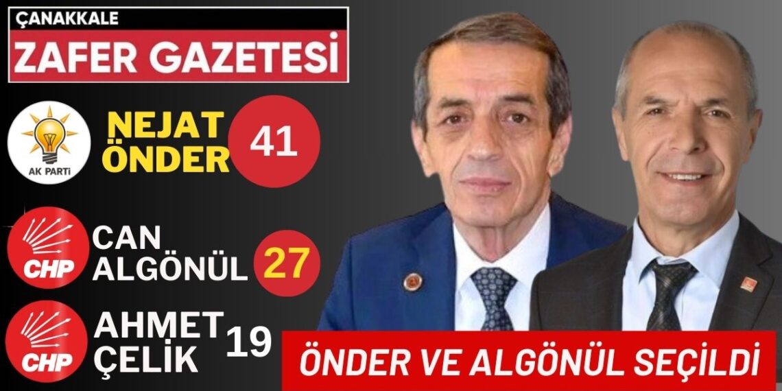 Çanakkale Köylerinde AK Parti Adayı Nejat Önder Fark Attı